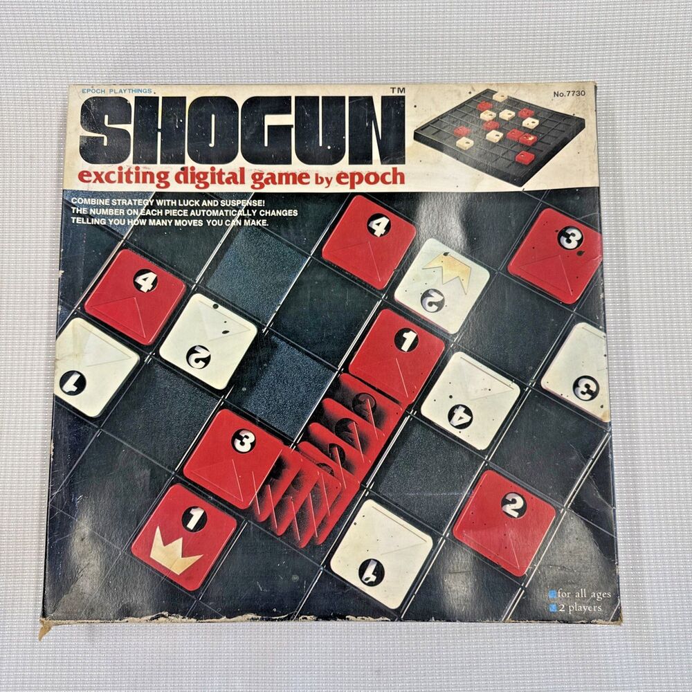 Vintage Shogun 1977 Magnetic Board Game by Epoch Playthings - Strategy Classic